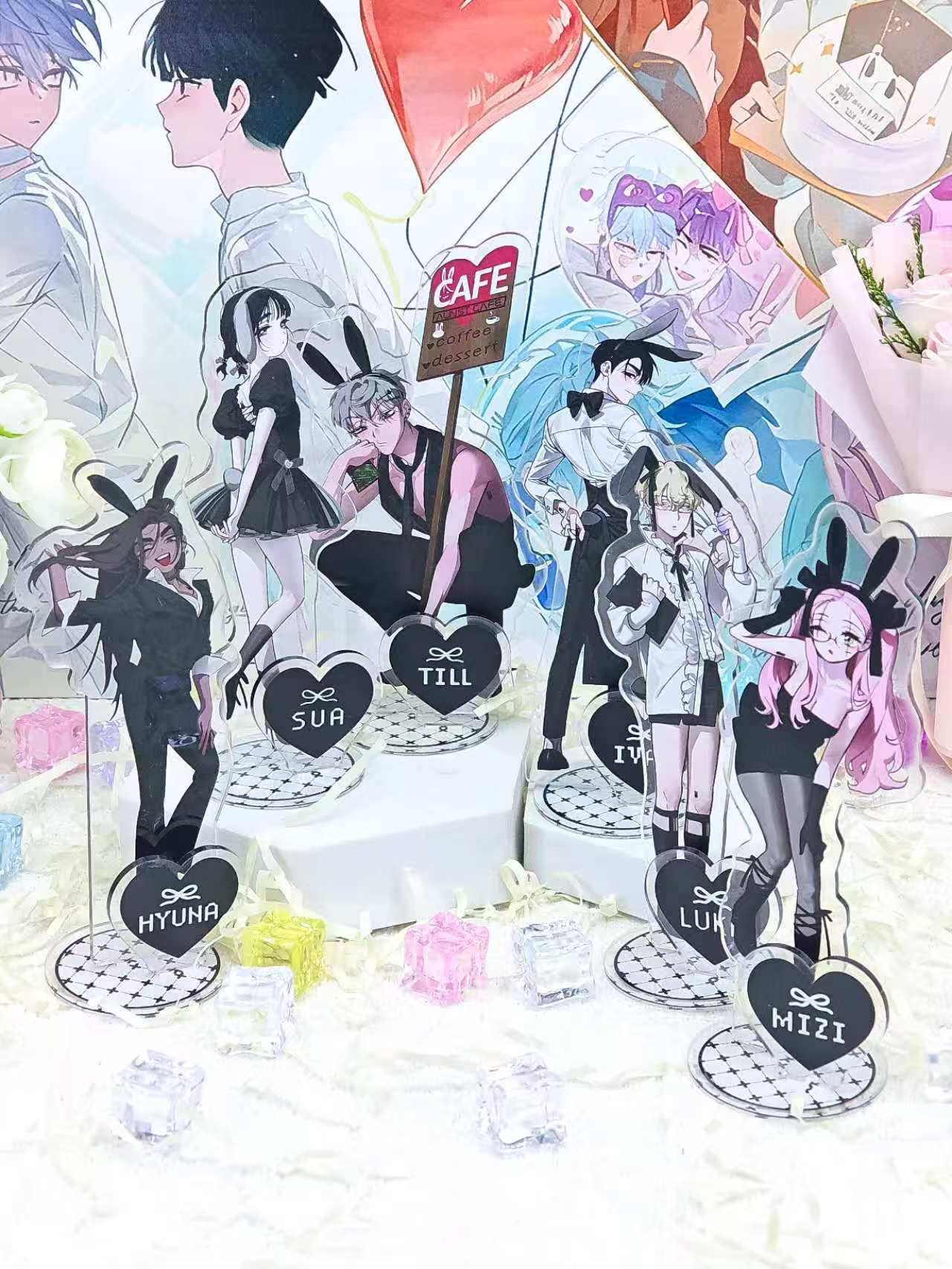 Desk Accessories - 6pcs/1pcs Cute Bunny Boy & Girl